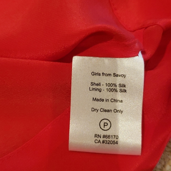 Girls from Savoy Red Dress, size 6 - Picture 4 of 7